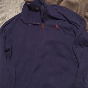 Purple polo sweater